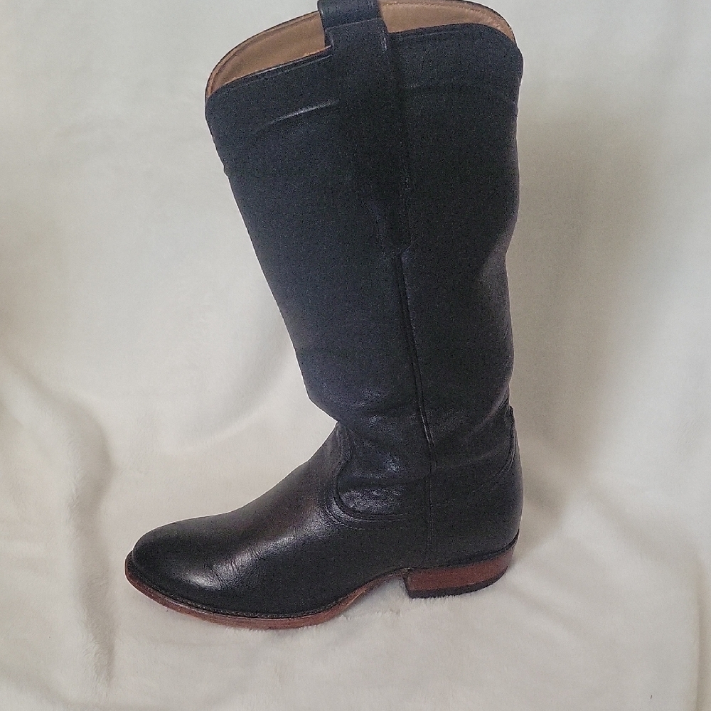 Tecovas Black Leather Boots